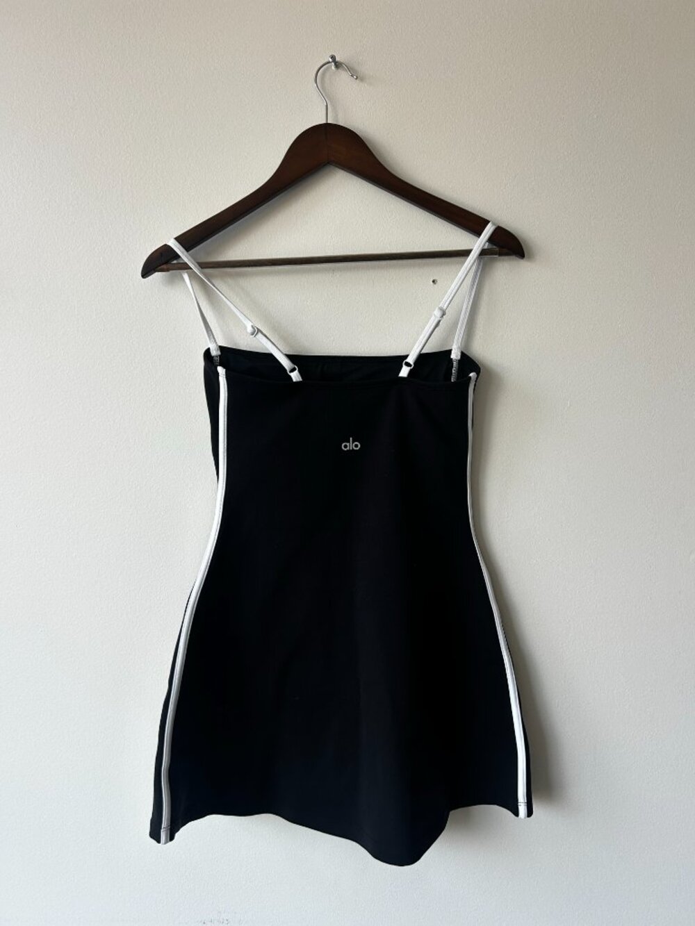 ALO Airbrush Streamlined Dress - Black & White - Size: Small - Picture 5 of 5
